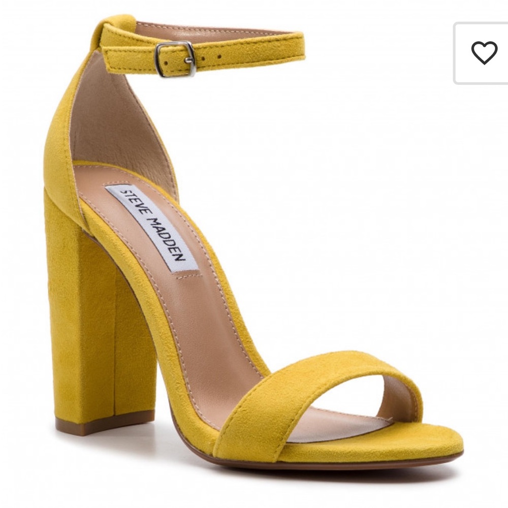 Steve Madden Carson Yellow Suede